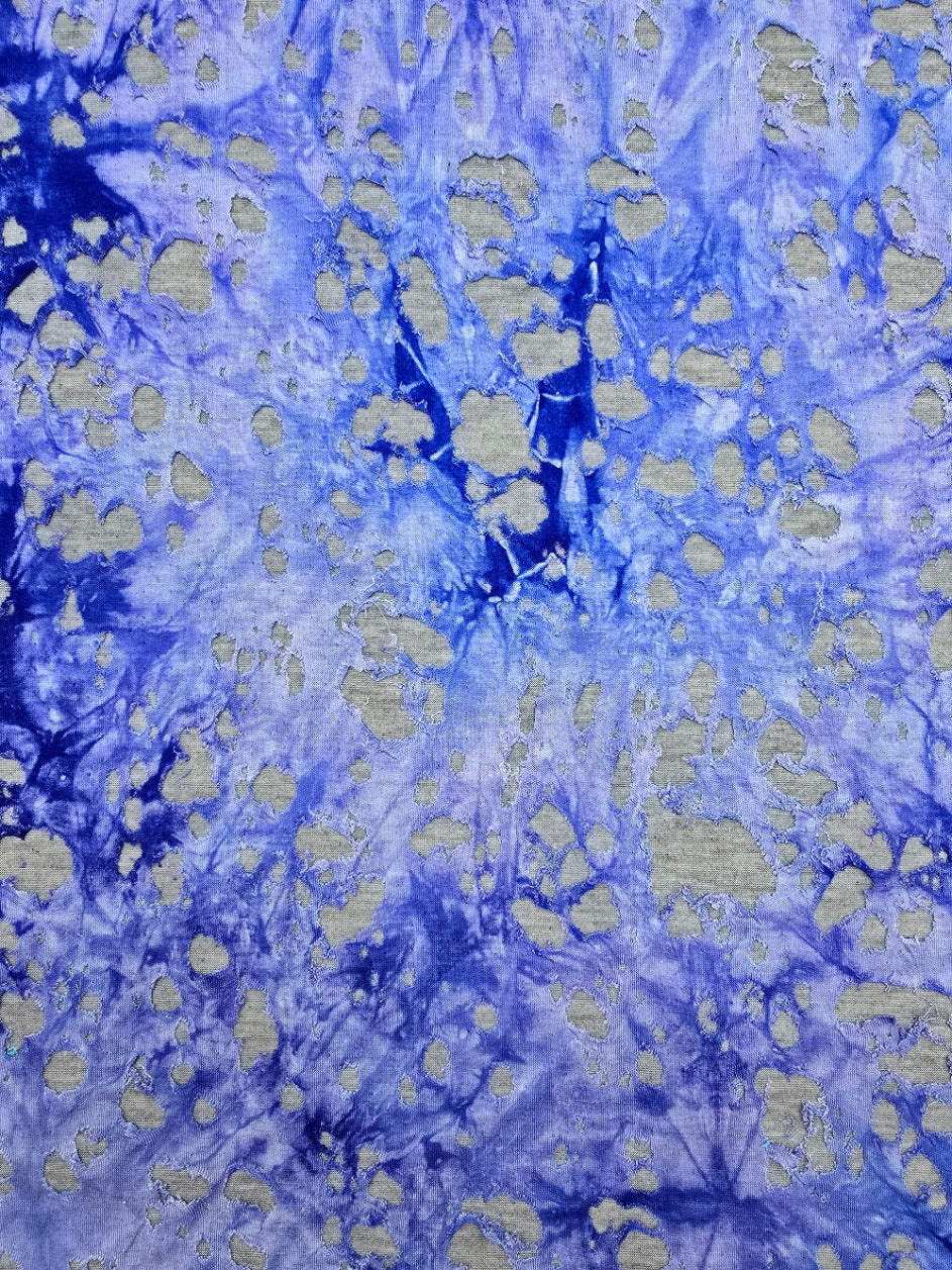 Jersey blau Netzoptik