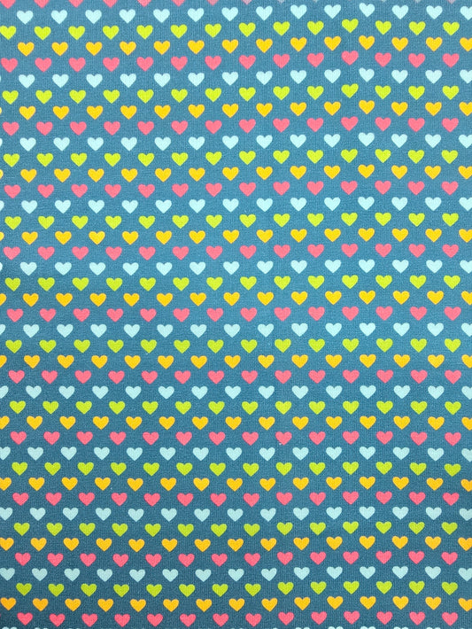 Jersey Heidi Herzen in 2 Varianten "Kombistoff" Stoff und Liebe