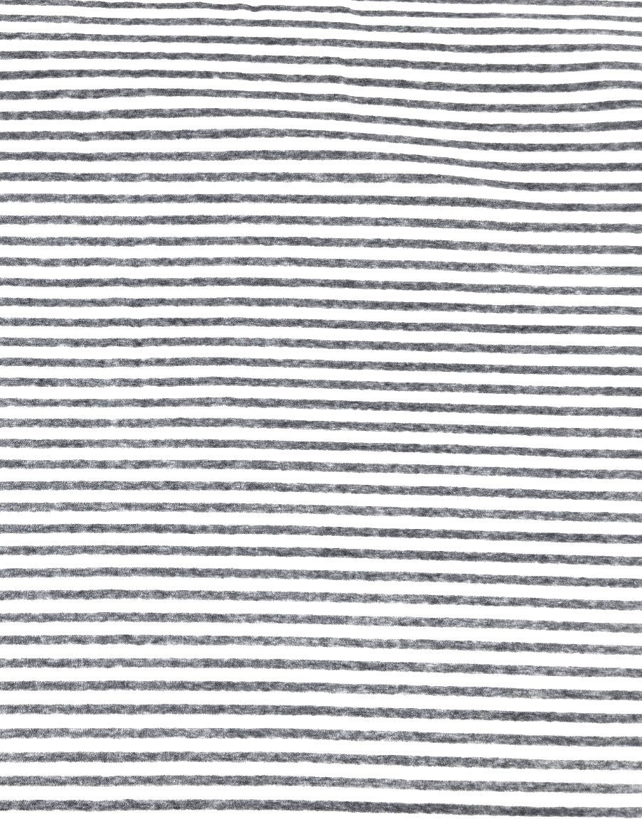 Nicki grau weiß gestreift REST