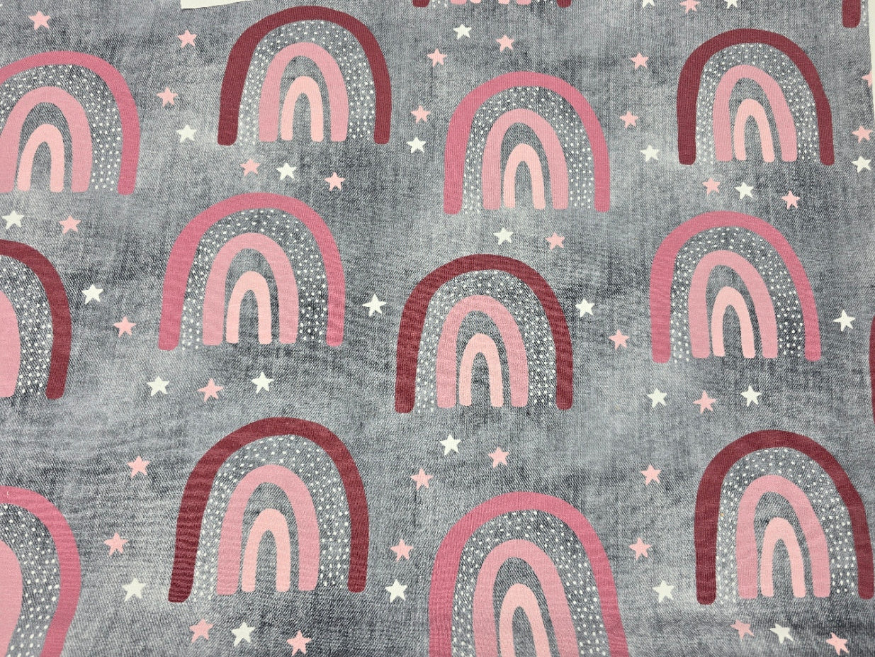 Jersey Regenbogen Stoffduo