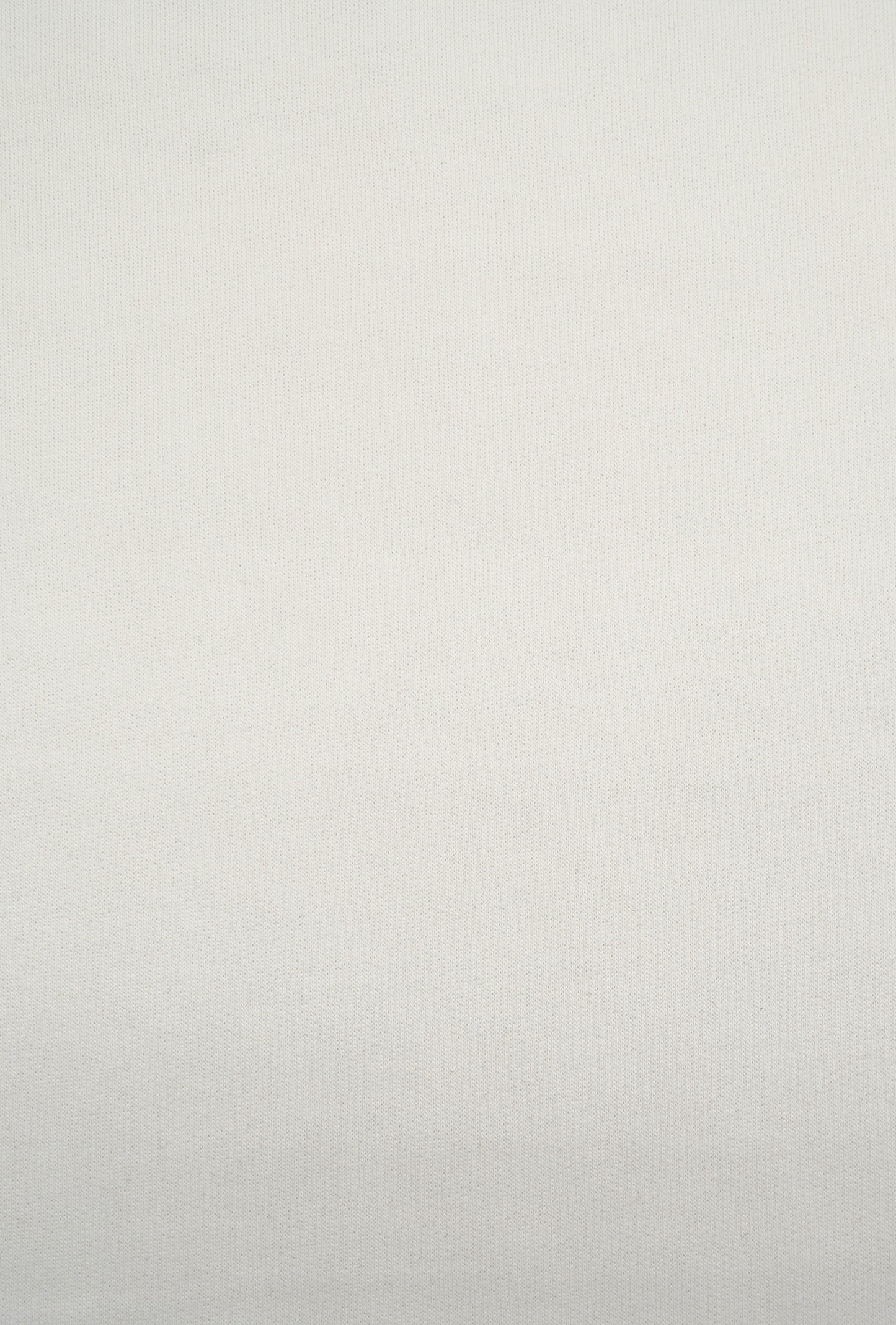 Wintersweat uni cremeweiß