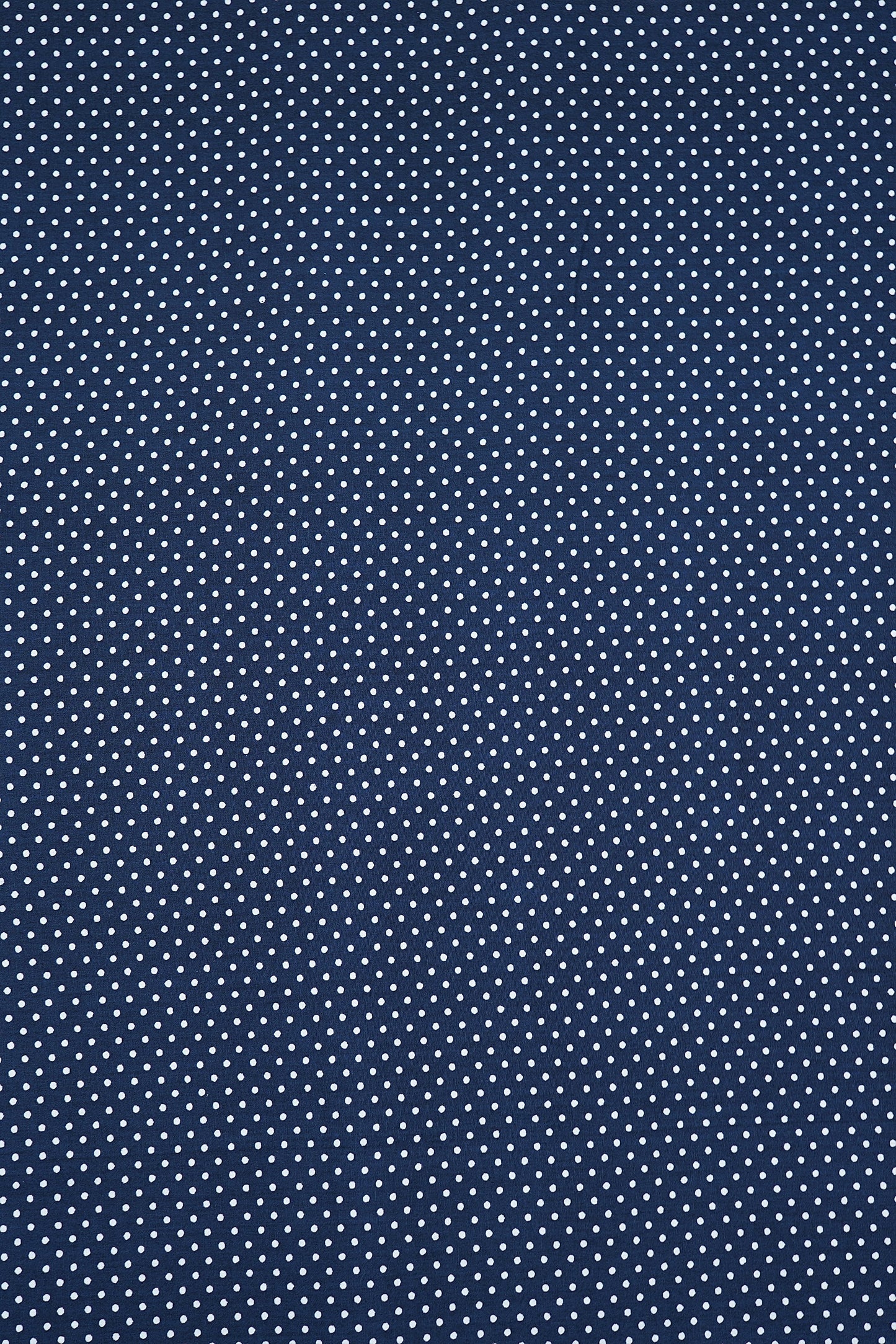 Baumwolle dunkelblau mit Punkten