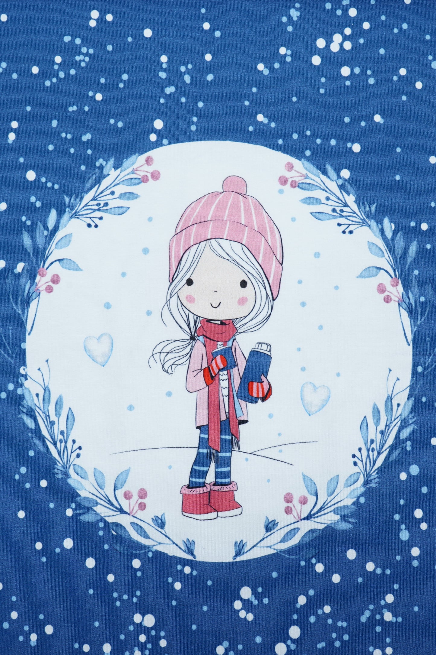 French Terry Staghorn Panel Winterkinder "Kombistoff"