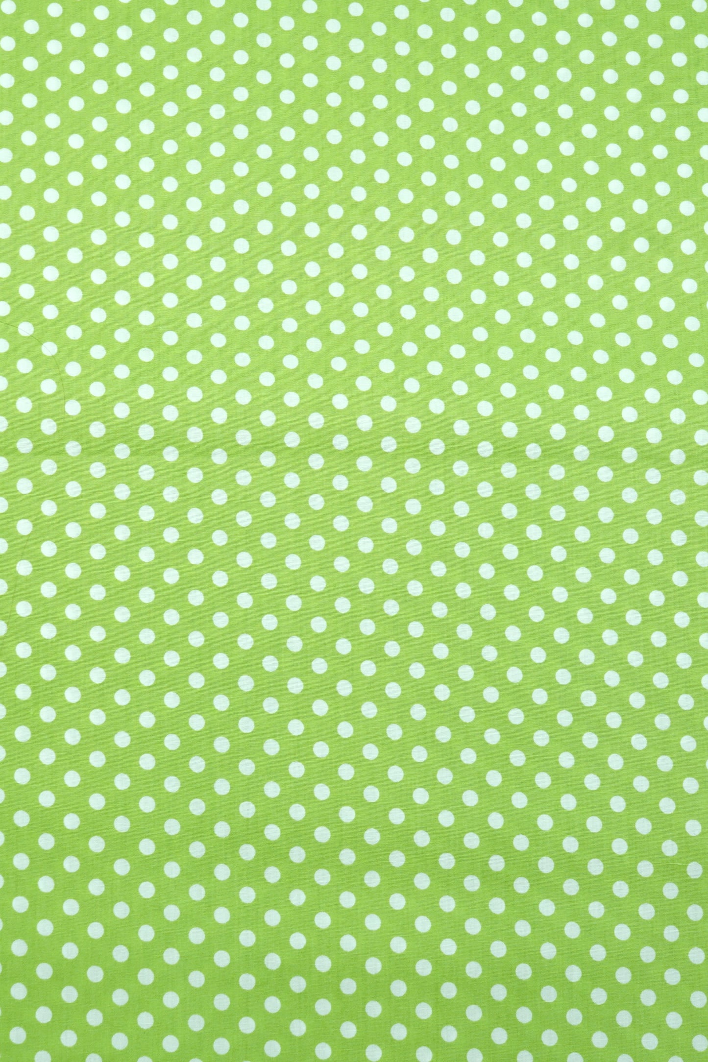 Baumwolle apfelgrün Punkte weiß
