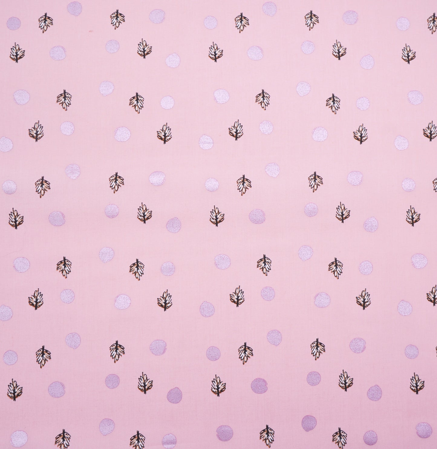 Baumwolle mit Glitzer Punkten