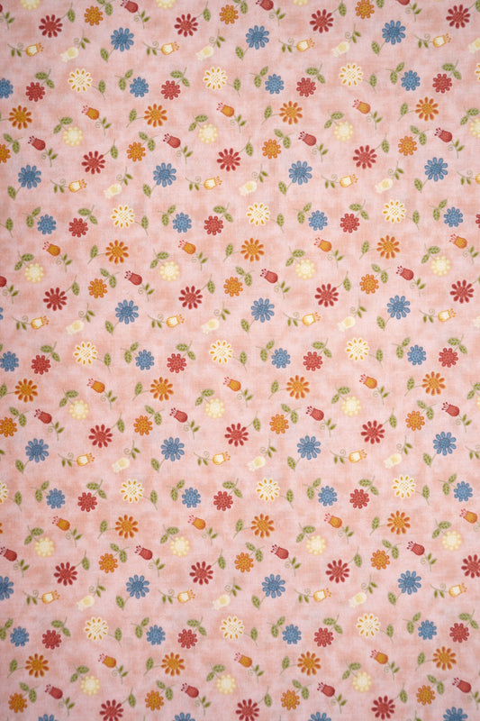 Baumwolle kleine Blümchen in 2 versch. Farben