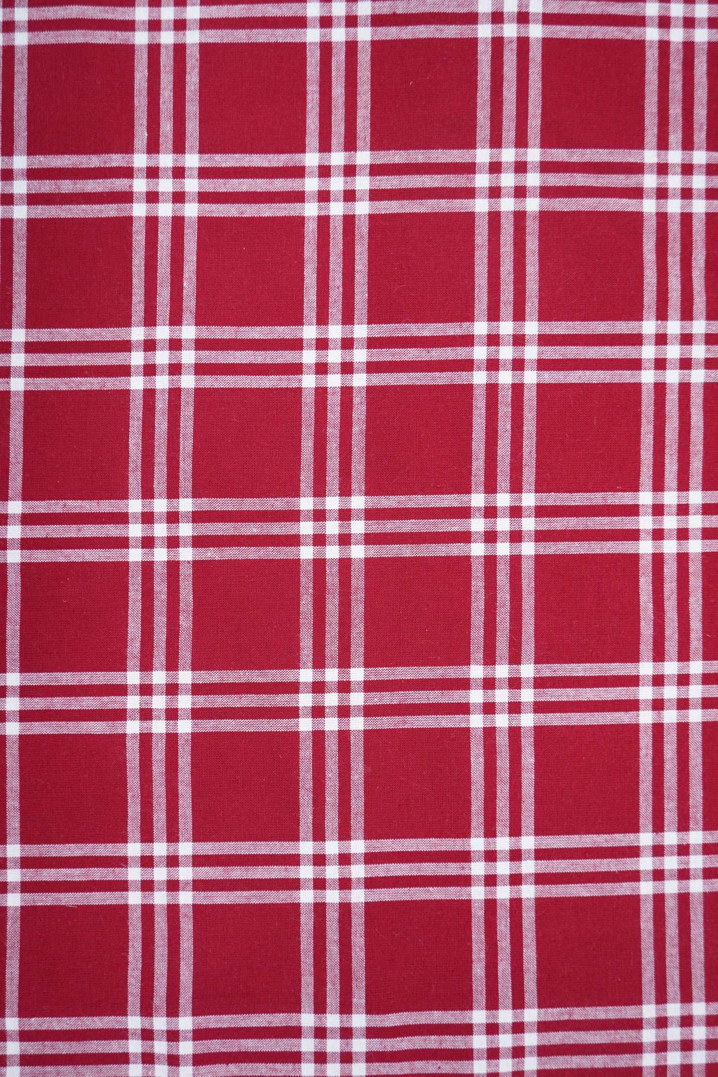 Baumwolle rot kariert