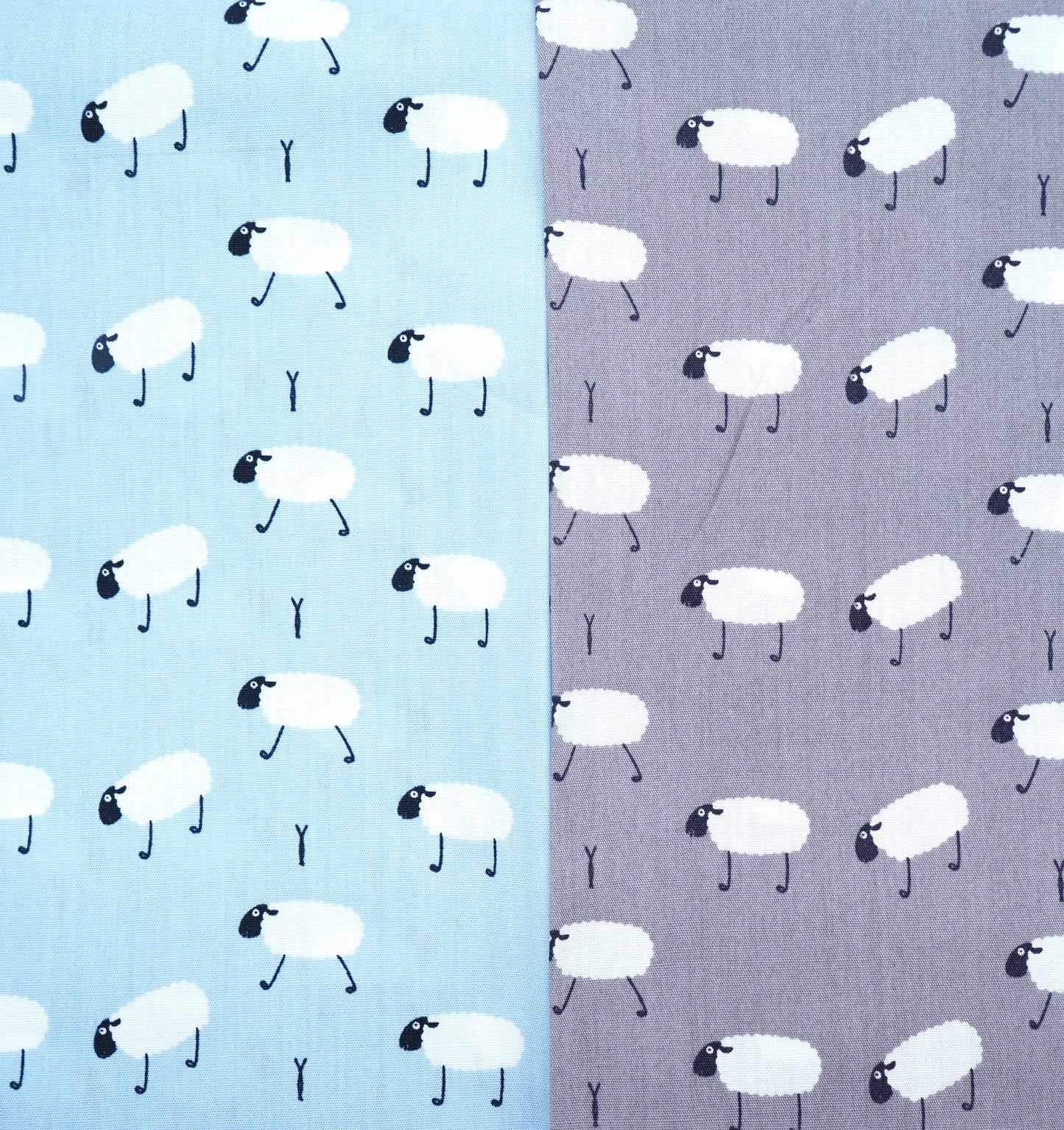 Baumwolle kleine Schafe in 2 versch. Farben