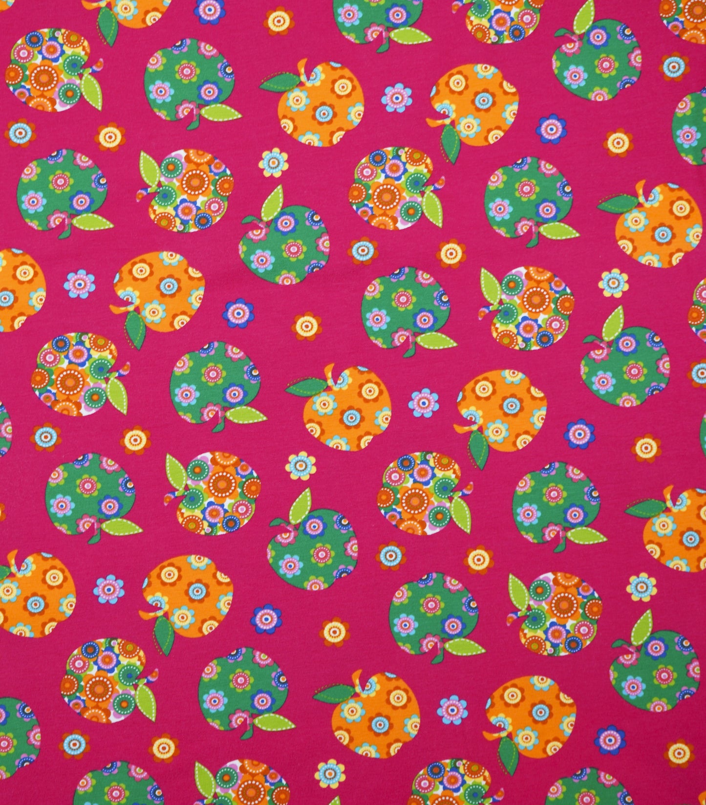 Jersey Äpfel blau & rot