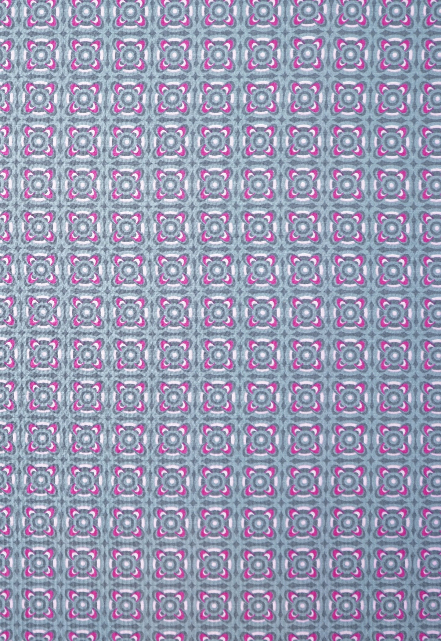 Jersey grau pink gemustert