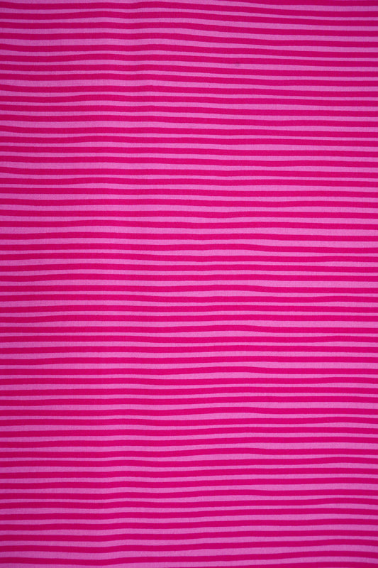 Baumwolle einfarbige Streifen pink