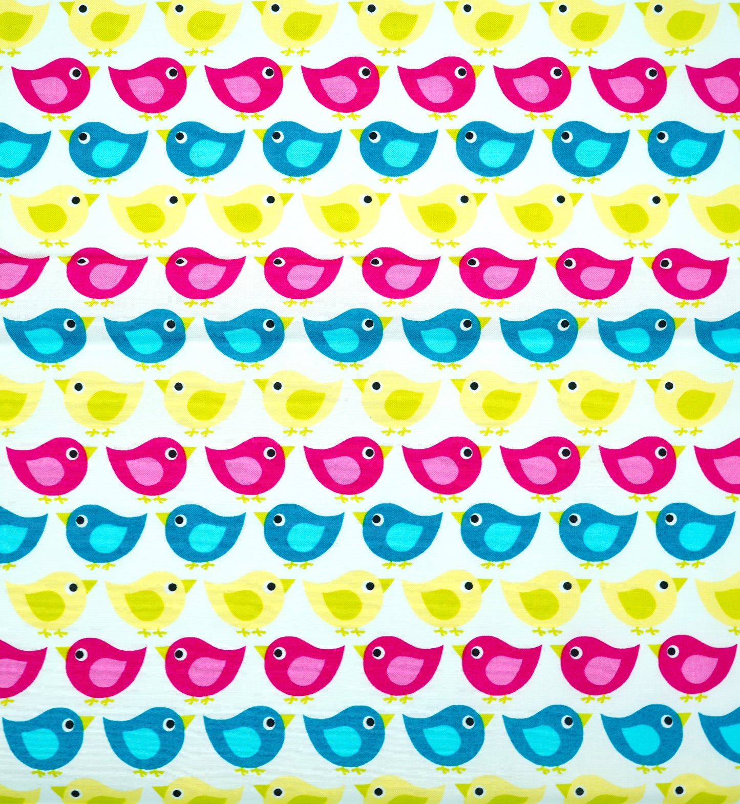 Baumwolle Westfalen Stoff Vögel bunt Reststück