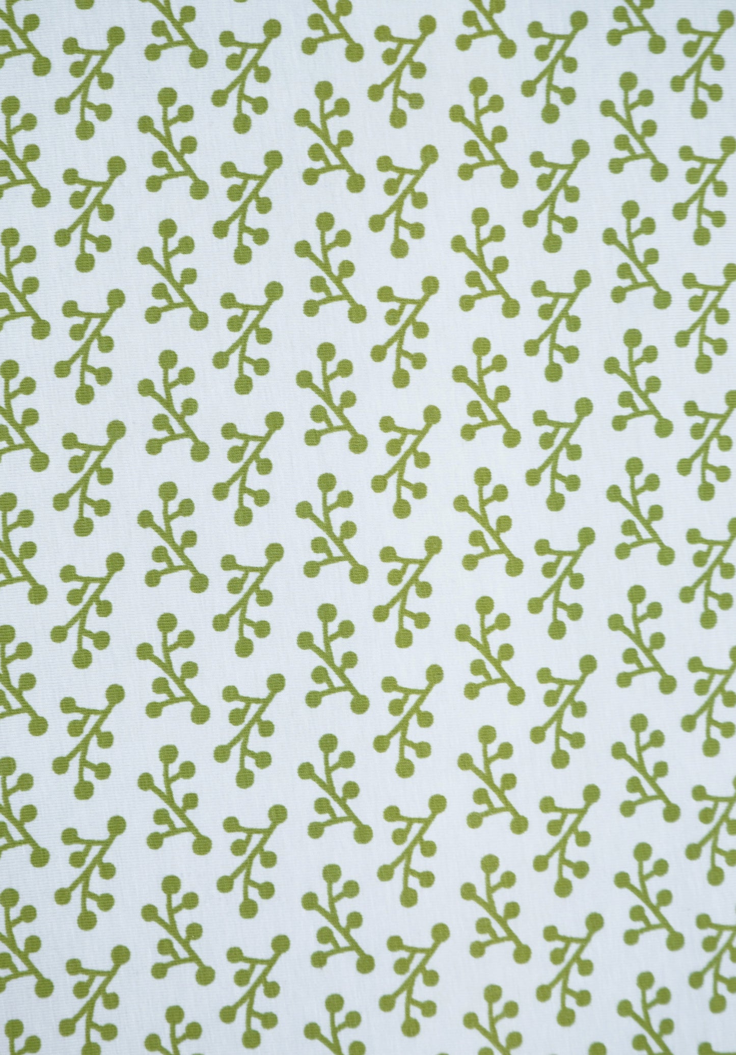 Jersey weiß grün gemustert