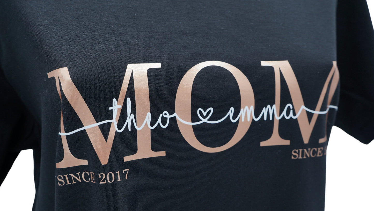 T-Shirt MOM - since rosegold