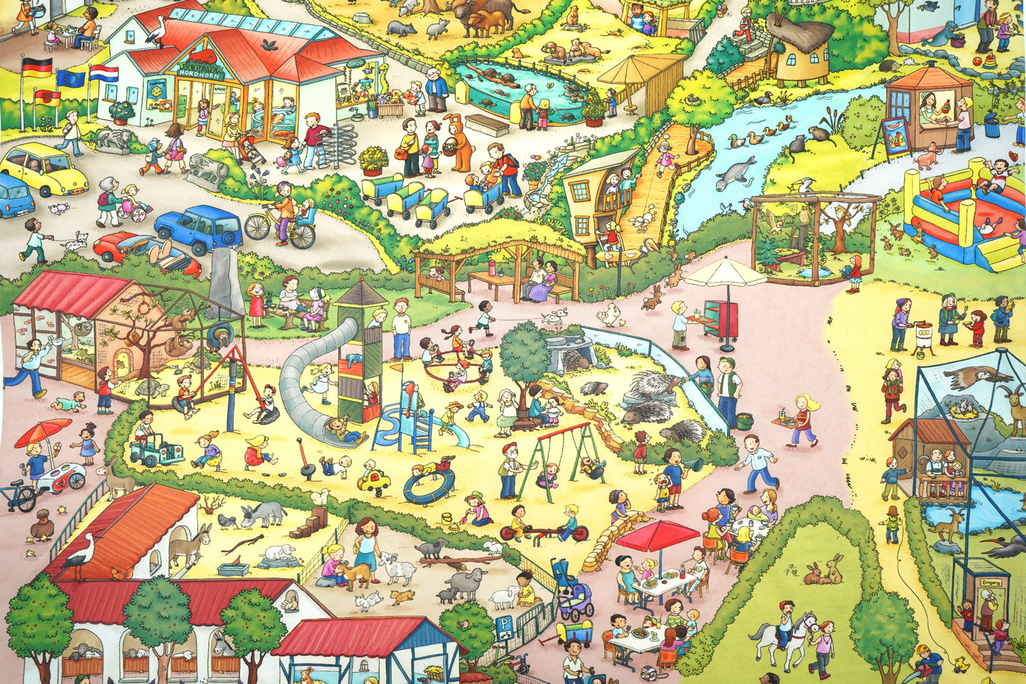 Softshell Wimmelbuch Tierpark