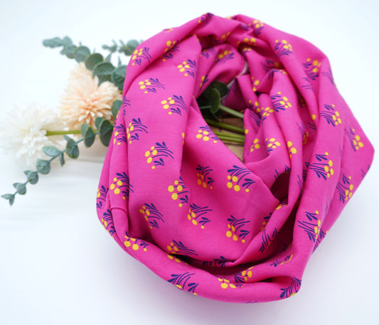 Loop-Schal Blümchen in versch. Farben