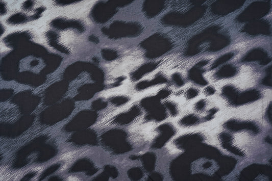 Viskosejersey großes Tiermuster