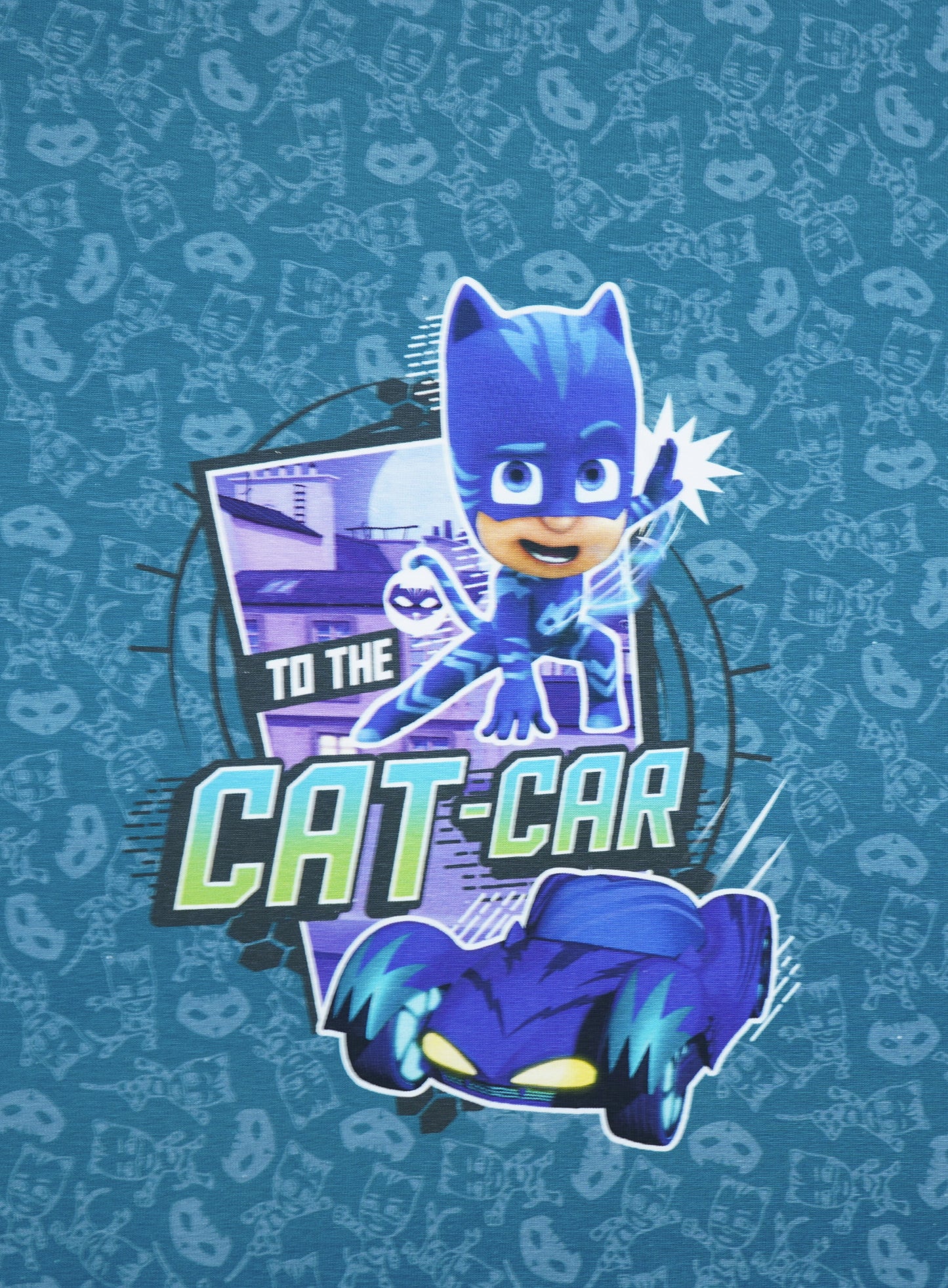 Jersey PJ Masks Panel mit 3 Bildern dunkel