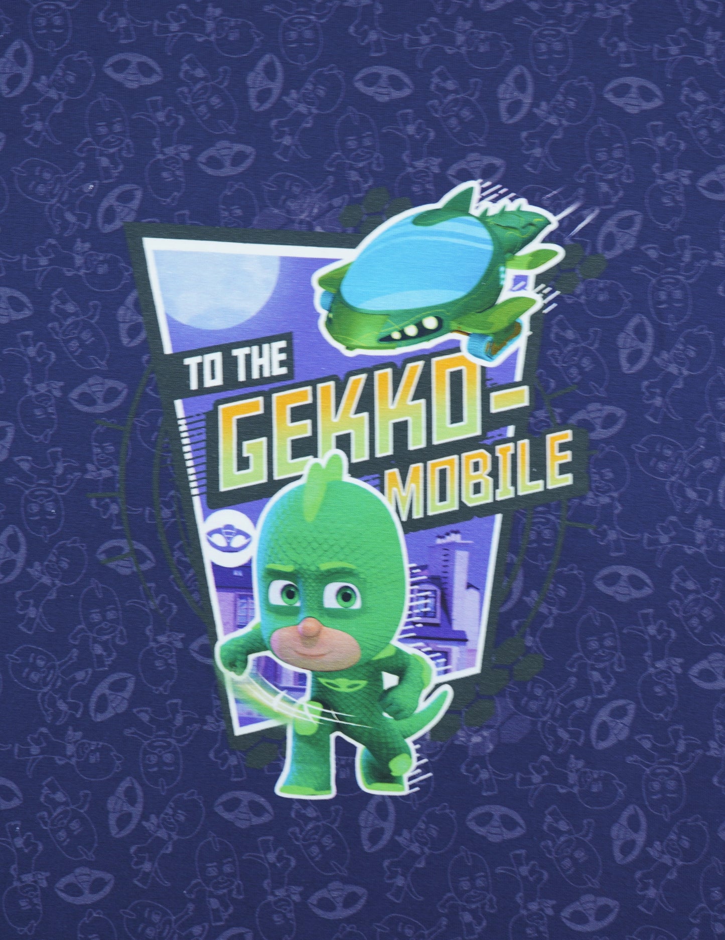 Jersey PJ Masks Panel mit 3 Bildern dunkel