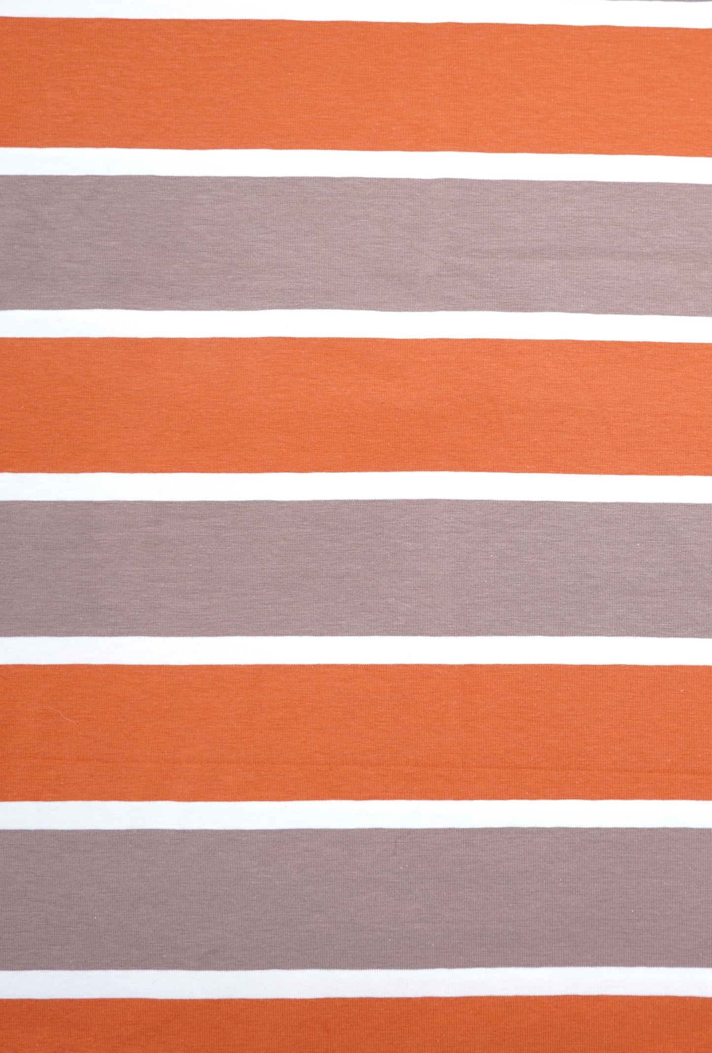Jersey Streifen braun-orange