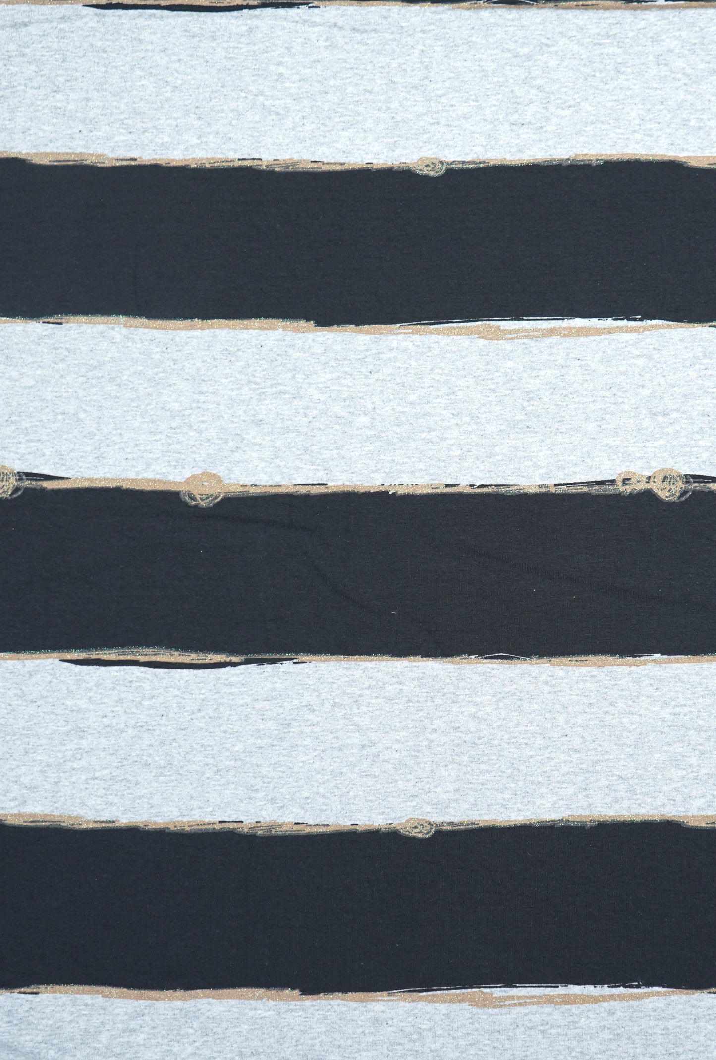 Jersey grau-schwarz-gold gestreift