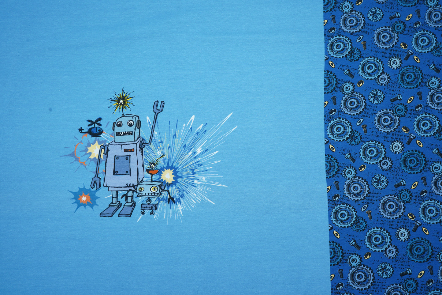 Jersey Roboter 1 Panel mit Kombistoff