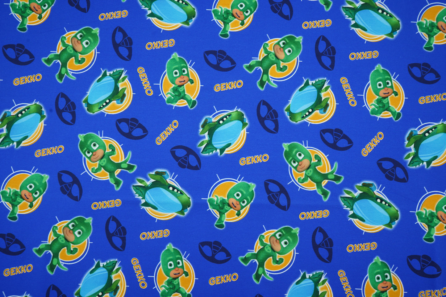 PJ Mask name versch. Farben French Terry/Sommersweat angeraut