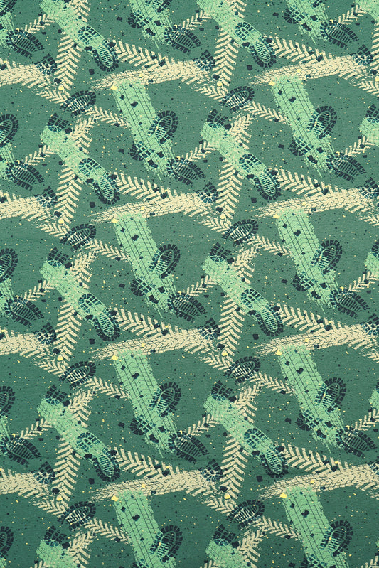 French Terry Fußspuren in 2 vers. Varianten