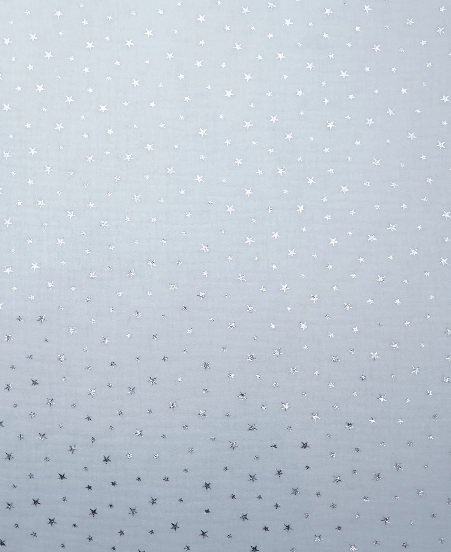 Musselin silberne Sterne in versch. Farben