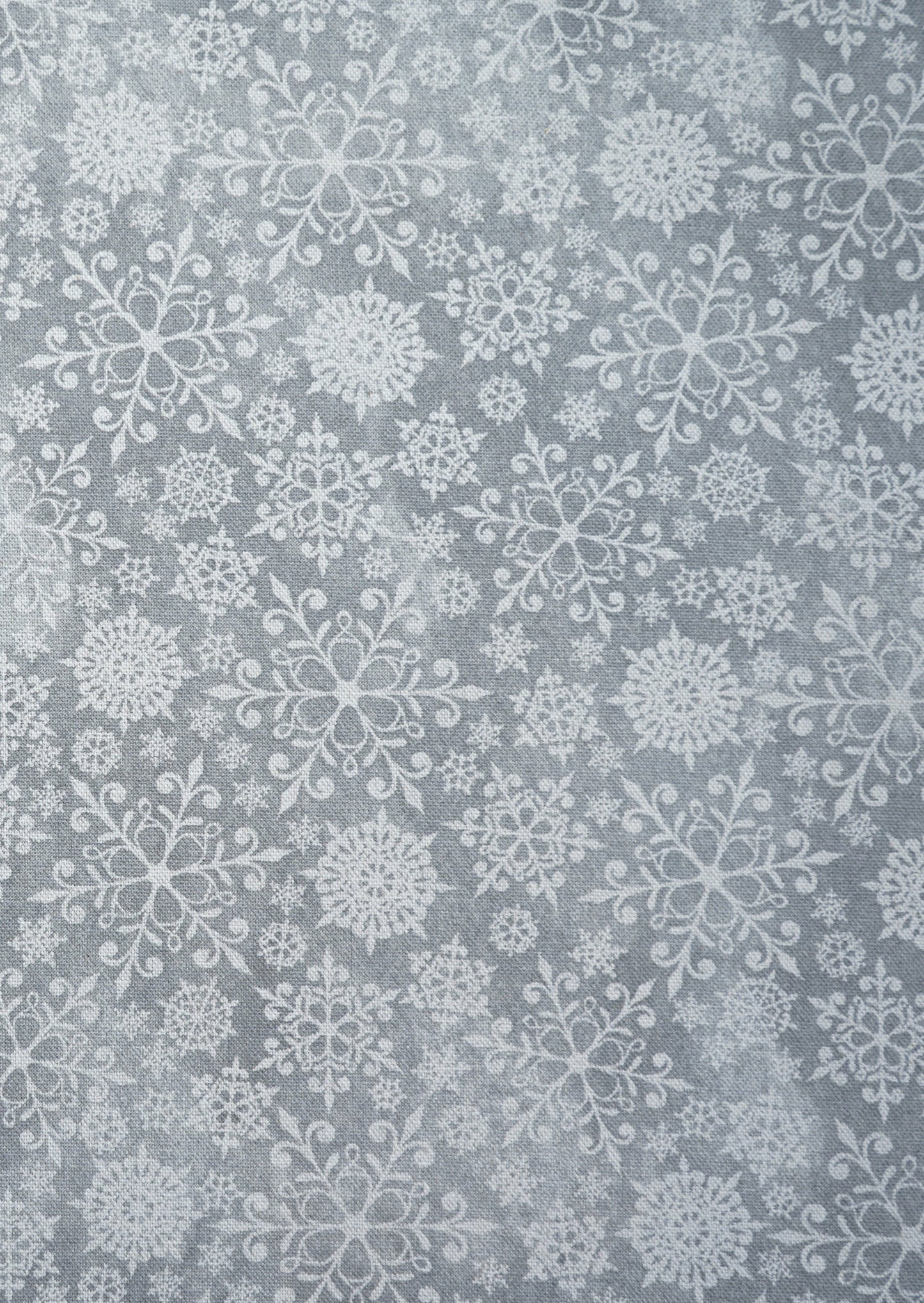 Dekostoff Leinenoptik Kristalle weihnachtlich