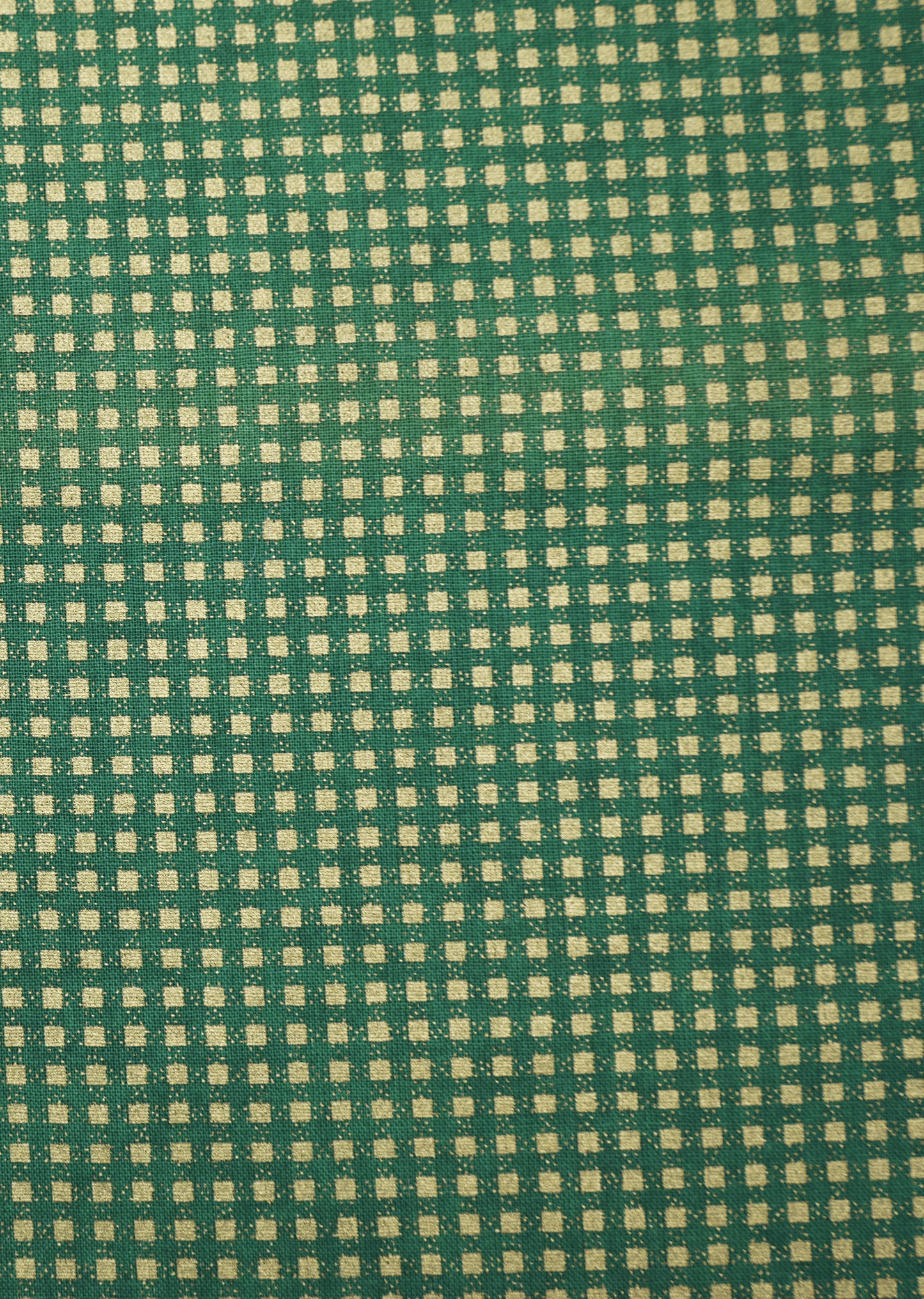 Baumwolle grün gold weihnachtlich