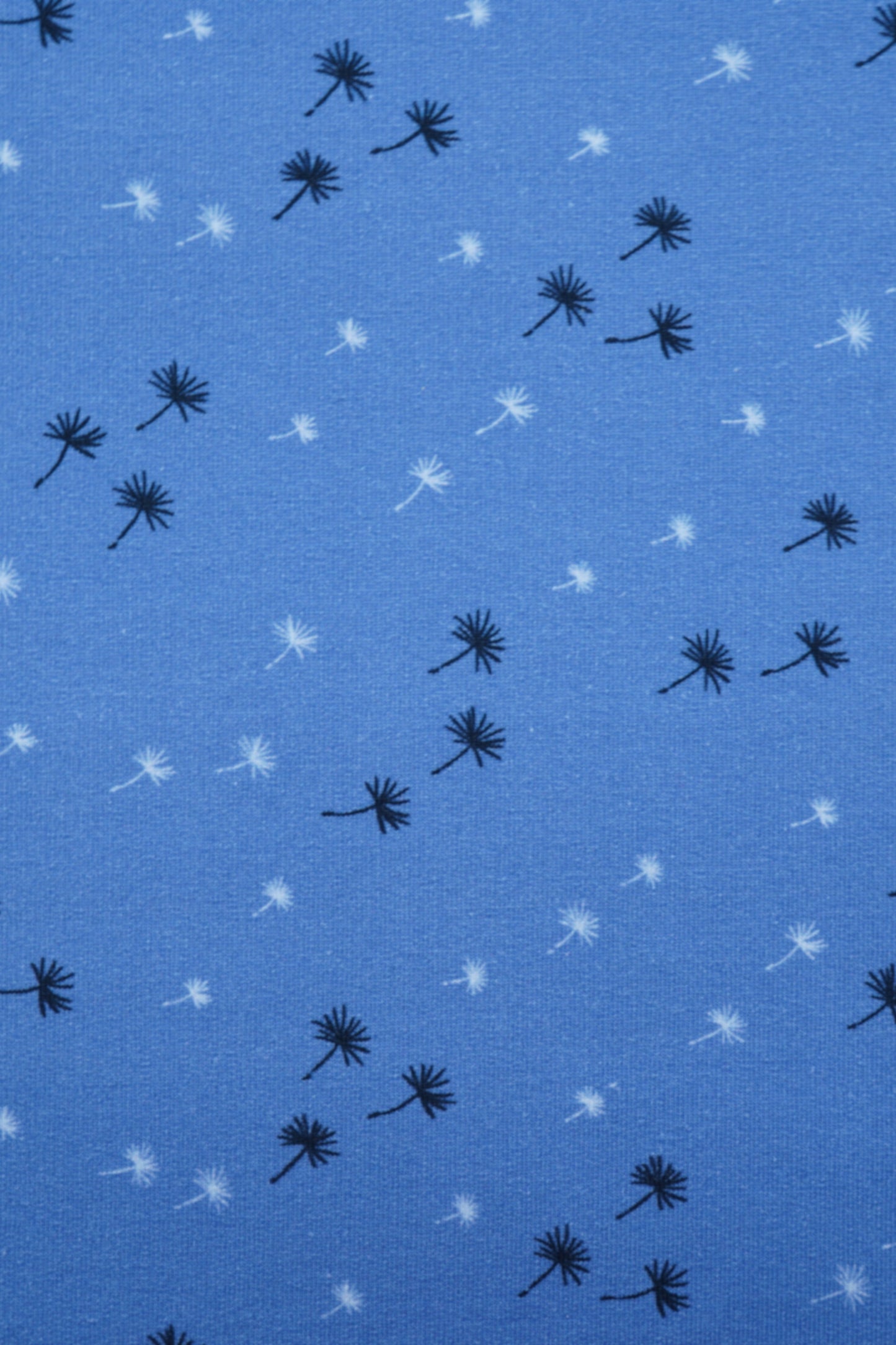 French Terry StoffundLiebe Unser Sandmännchen "Kombistoff" blau