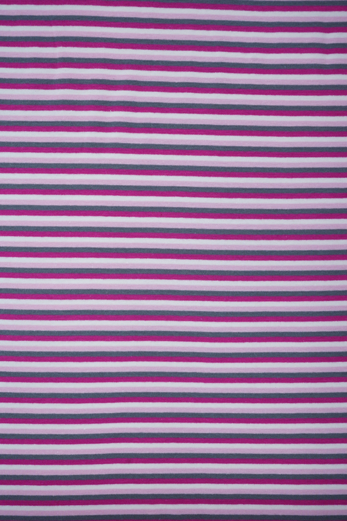 Bündchen Streifen grau pink