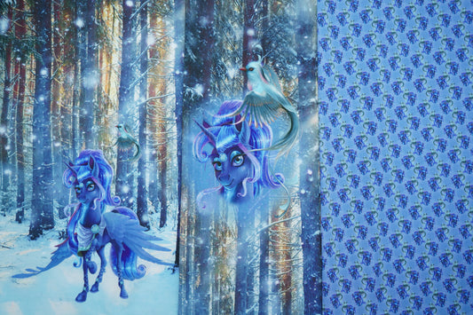 French Terry Stenzo Einhorn "Kombistoff"