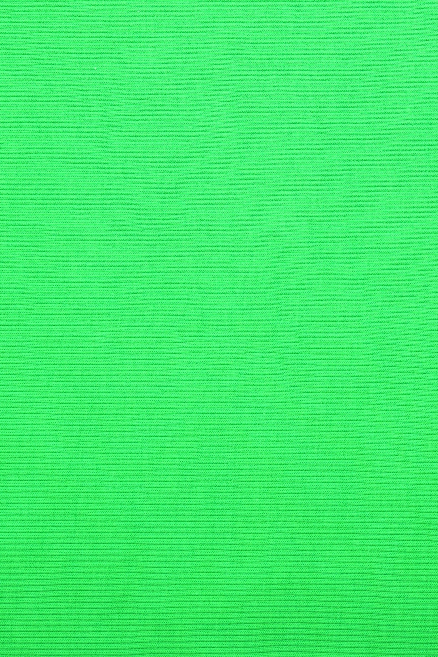Bündchen grob neon grün