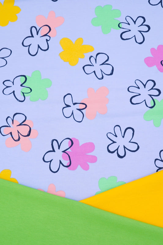 Jersey uni gelb "Kombistoff"