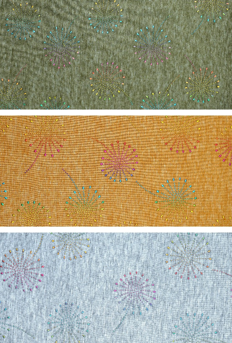 Alpenfleece Glitzer in 3 vers. Varianten