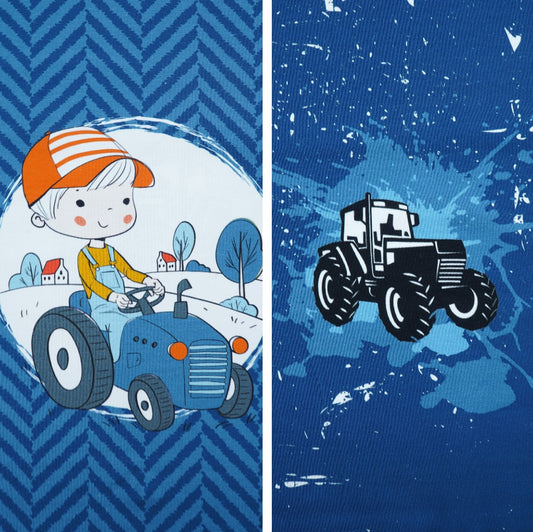 Jersey Staghorn Treckerjunge "Kombistoff"