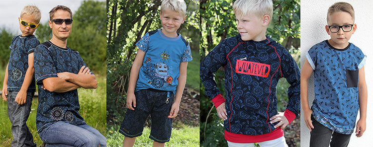 Jersey Roboter 1 Panel mit Kombistoff