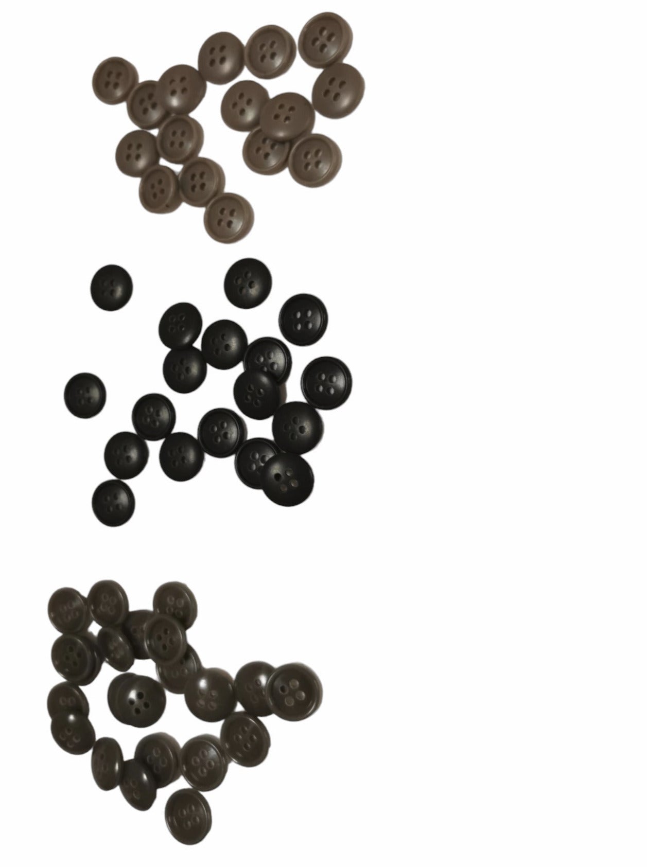 Kunststoff Knöpfe 4-Loch 14mm