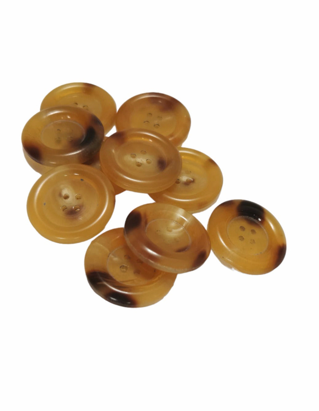 Echt Büffelhorn Knöpfe 30mm 4-Loch