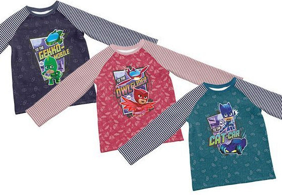 Jersey PJ Masks Panel mit 3 Bildern dunkel