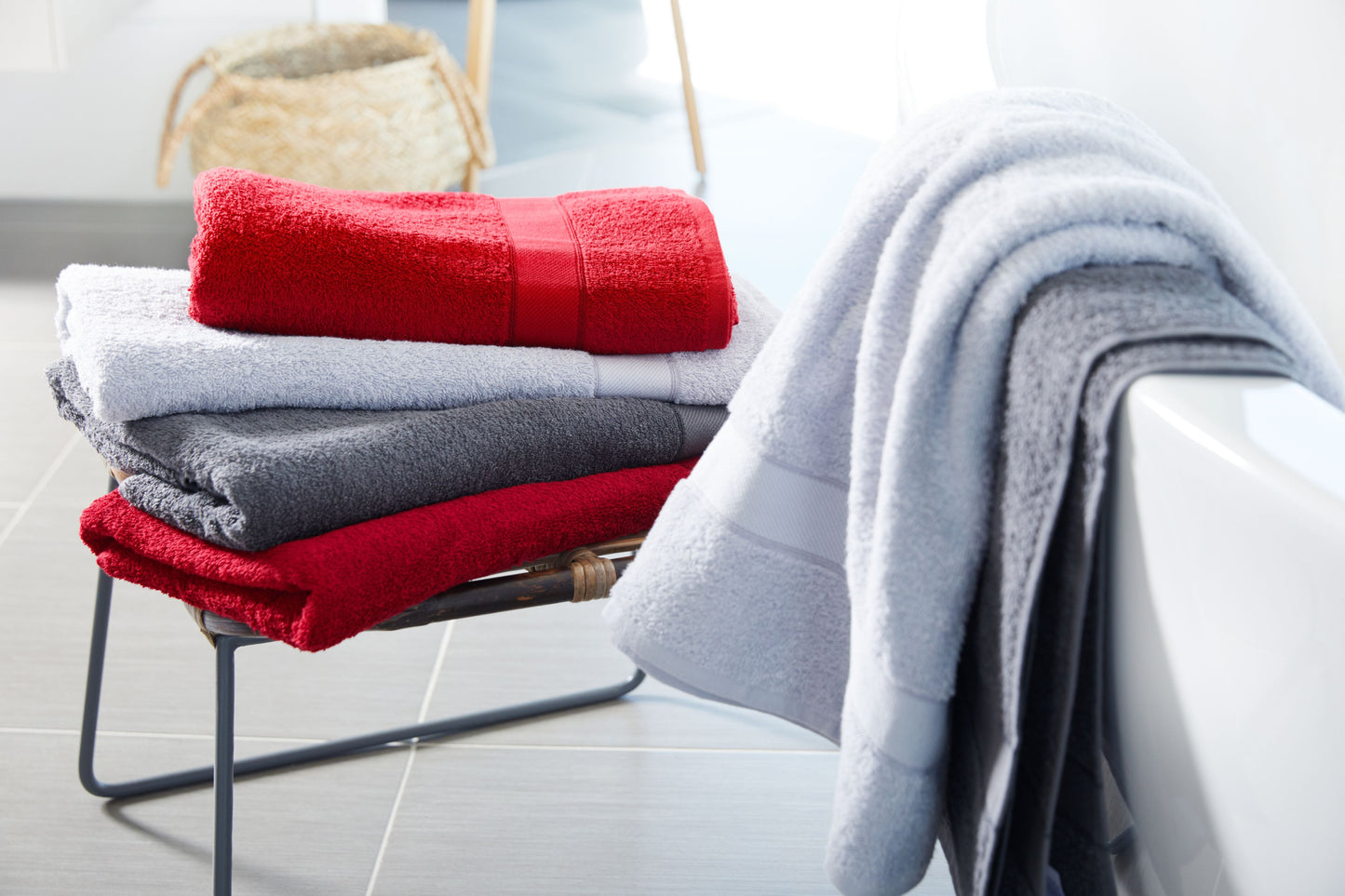 Gästehandtuch 30x50cm Bio-Baumwolle mit Motiv und Wunschtext besticken