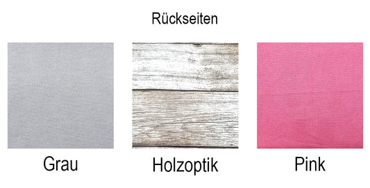 Fahrradkissen bestickt outdoor mit Wunschtext/-motiv