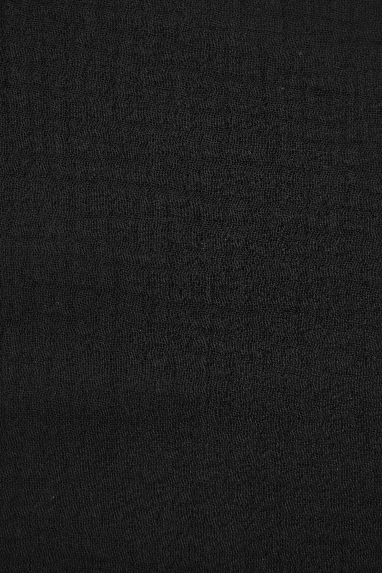 Musselin uni schwarz