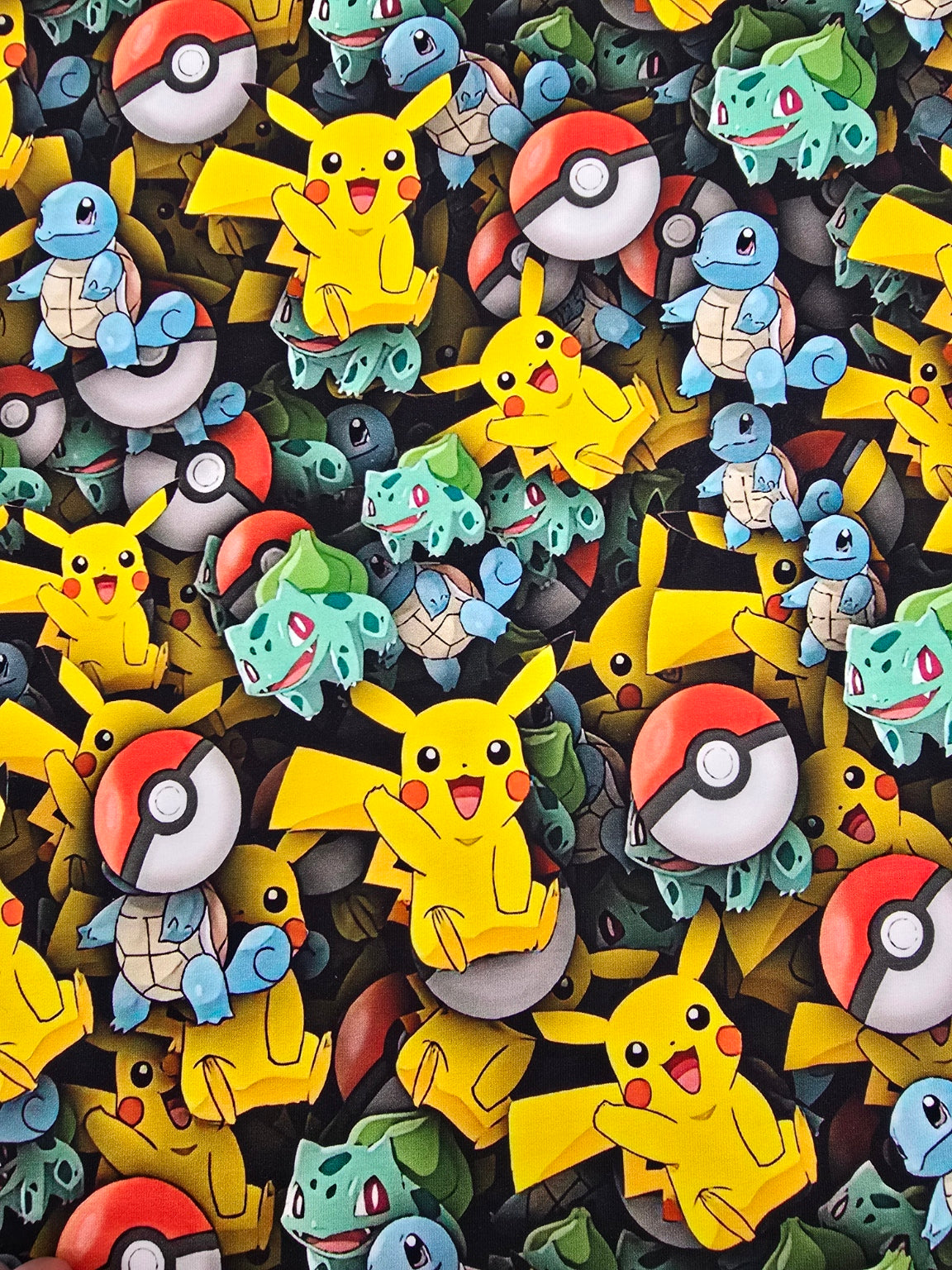 French Terry Pokemon Pikachu und Co.