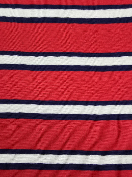 Strickstoff gestreift Maritim