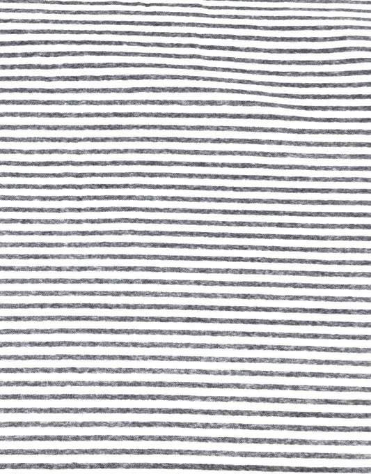 Nicki grau weiß gestreift REST