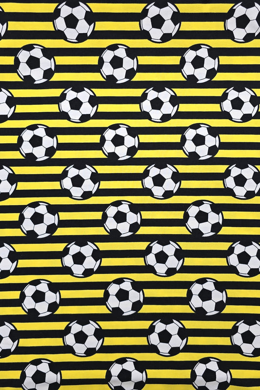 Jersey Fußball Streifen gelb