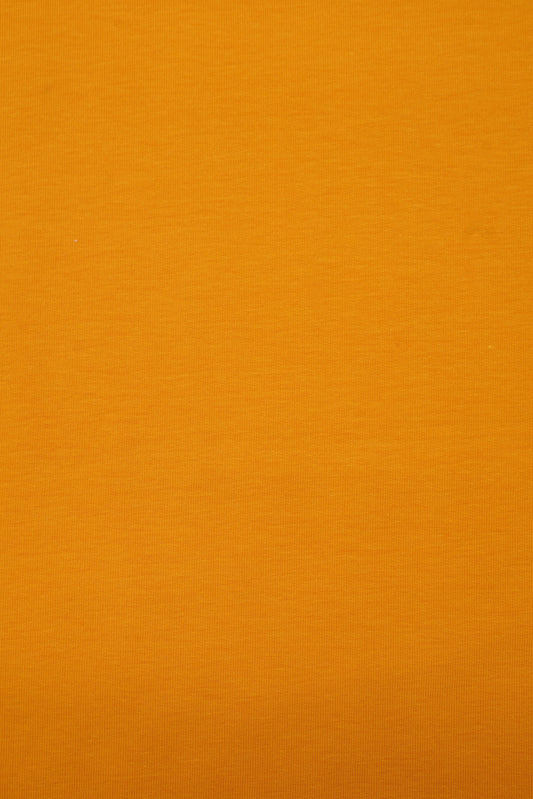 French Terry uni orange-gelb